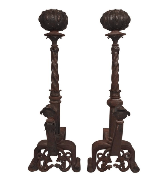 19centuryitalianironandbronzeandirons.PNG