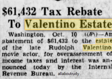 valentino estate tax problem 1931.PNG